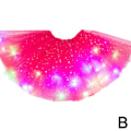 Miniatyrbild 7 av 11: Magisk och lysande LED Tutu-kjol✨f J9C9 rose red one size