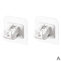 Miniatyrbild 1 av 11: Självhäftande Gardinstång Väggfästen Krokar Justerbar Handdukshållare Badrum Hemfixering P9g2 white 2pcs