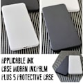 Miniatyrbild 3 av 11: E-bokläsare Fodral Baksida Skyddsskal För Kindle Paperwhite Hot G1 V7A9 black For Moaan InkPalm Plus