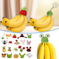 Miniatyrbild 2 av 11: Bananhattar för att hålla bananer färska Bananhatt FÖRPACKNING Bananhatt R9T9 strawberry 1pcs