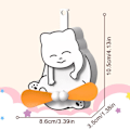Miniatyrbild 2 av 11: Nyhet & Kreativ Drag Lek Ägg Katt Tryck-vev Fläkt Hand Avlastare Akryl Roterbar Rolig Y1n0 Panda  B