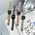Miniatyrbild 3 av 11: Pekskärm Klocka Skärmspegling Glas Vattentät Digital Klocka Mode Rostfritt Armbandsur A0M1 Gold One size