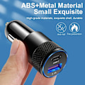 Miniatyrbild 6 av 11: USB Snabbladdare Bil Typ C PD Snabbladdning Telefonadapter UK För iPhone