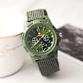 Miniatyrbild 9 av 11: Casual Sport Quartz Klockor För Män Nylonband Hållbara Högvärdiga Klockor D0a6 Green One size