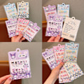 Miniatyrbild 2 av 11: Söta Tecknade Nagelstickers Kuromi Melody Kitty Falska Naglar Stickers 1# 12pcs