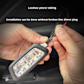 Miniatyrbild 8 av 11: Bil Hög Ljusstyrka Bagagebelysning Ambient Ljus Interiör Led Automatisk Ljus Baklucka Strip M5k6 Warm 2M 1set