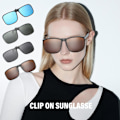 Miniatyrbild 2 av 11: 1st Single Clip-on utomhus polariserade uppfällbara linser Solglasögon M black one-size
