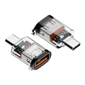Miniatyrbild 1 av 11: USB 3.2 Hona till Typ C Hane Port Konverter Adapter☆ E5R6 F8D6 Transparent 1 pcs