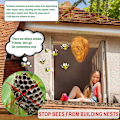 Miniatyrbild 8 av 11: 1 st Getingbo, Lockbete Hängande Falskt Getingbo Lockbete Effektivt Utomhus J2S8 Dark green papery