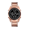Miniatyrbild 9 av 11: Skmei Simple Business Watch för män Multifunktionell stålremsa Wa Black One size
