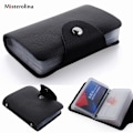 Miniatyrbild 1 av 11: Herr Bältesögla Dragkedja Multi-Fickor Midjeväska Liten Midjeväska Pouch black 24 card slots