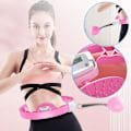 Miniatyrbild 4 av 11: Smart Avtagbar Hu-la Hoop 2-i-1 Justerbar PP Material Hu-La Pink 1pc