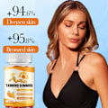Miniatyrbild 3 av 11: 1-3X Bronze Bites Tanning Gummies Mango, 60 Gummies Super Tannin yellowA 60pcs 3pcs