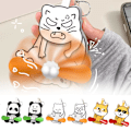Miniatyrbild 4 av 11: Nyhet & Kreativ Drag Lek Ägg Katt Tryck-vev Fläkt Hand Avlastare Akryl Roterbar Rolig Y1n0 Cat  B