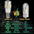 Miniatyrbild 6 av 11: T10 LED 6SMD 5630 Super Bright W5W 194 168 2825 Bil Sido Backup Lampor J2L3-AU-