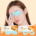 Miniatyrbild 3 av 11: Isögonmask, ljusblockerande, andningsbar, ögonskyddande hälso-ögonmask ηφ D4G8 1orange 5pcs