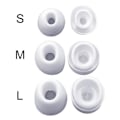 Miniatyrbild 10 av 11: 1 par hörlurskuddar Mjuka silikon Ersättningsöronproppar för AirPods ьф а △} whiteB medium size