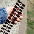 Miniatyrbild 1 av 11: 24 st Enfärgade Falska Nagelremsor Långa Balett Nagelremsor; Y16 24pcs