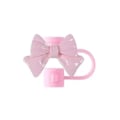 Miniatyrbild 1 av 11: Silikon Sugrörsskydd Återanvändbara Rosett Sugrörsskydd Tätningspluggar F2 Skydd V2T9 Light Pink 1pcs