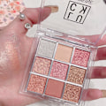Miniatyrbild 7 av 11: 9 PalaceGrid Ins-Style Ögonskuggspalett Glitter Pärla Prisvärd Matt A9O9 01 # Coral Pink 10g