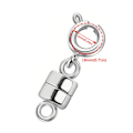 Miniatyrbild 2 av 11: Silver Guld Magnetlås Krok För DIY Armband Halsband Smycken HOTN F0J5 Golden One size