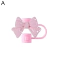 Miniatyrbild 4 av 11: Silikon Sugrörsskydd Återanvändbara Rosett Sugrörsskydd Tätningspluggar F2 Skydd V2T9 Light Pink 1pcs