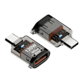 Miniatyrbild 1 av 11: USB 3.2 Hona till Typ C Hane Port Konverter Adapter☆ E5R6 F8D6 Black 1 pcs