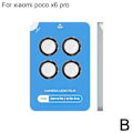 Miniatyrbild 8 av 11: 1x Metall Linsskydd för Mobiltelefon för Poco X5 / För Poco X5 Pro Access 2024 silver For xiaomi poco x6 pro