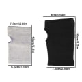 Miniatyrbild 10 av 11: 1 par handflatsskydd svart/grå Justerbart handleds-/handflatsstöd black S