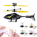 Miniatyrbild 2 av 11: Fjärrkontroll Induktionshelikopter Med Fjärrkontroll Kan Accelerera Hängande Flygande Leksak Lämplig För Interaktiva Flygleksaker red with Remote control