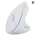Miniatyrbild 1 av 11: 1x trådlös spelmus vertikal ergonomisk optisk möss för PC white without battery