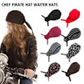 Miniatyrbild 5 av 11: Kock Servitör Hatt Restaurang Kök Bandana Servitörer Restaurang Full Sushi Hatt Pirat Servitriser N5f4 kitchenware pattern 1pcs