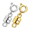 Miniatyrbild 6 av 11: Silver Guld Magnetlås Krok För DIY Armband Halsband Smycken HOTN F0J5 Golden One size