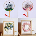 Miniatyrbild 11 av 11: Blandade Torkade Blommor För Resin Smycken Torkade Växter Pressade Blommor Tillverkning D5E6