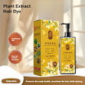 Miniatyrbild 4 av 11: Gul engångsförpackning hårfärg med naturligt växtextrakt H3Z8 chestnut brown 300ml