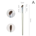 Miniatyrbild 5 av 11: Nässkuggsborste Konturborste Bronzerborste Sminkverktyg W0t5 S Nasal Shadow Brush