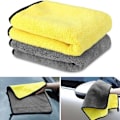 Miniatyrbild 7 av 11: Superabsorberande Mikrofiberhanddukar för Biltvätt och Rengöring Gray yellow One size