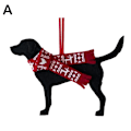 Miniatyrbild 1 av 11: ZXCVWWE Retrieverpresenter - Labrador Juldekoration, Labrador O black One-size