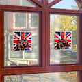 Miniatyrbild 3 av 11: 1-10x VE Day Fönsterdekaler 80-årsjubileum Militär squ C 3pcs
