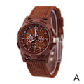 Miniatyrbild 3 av 11: Casual Sport Quartz Klockor För Män Nylonband Hållbara Högvärdiga Klockor D0a6 Brown One size