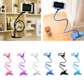 Miniatyrbild 3 av 11: Lazy Arm Mobiltelefonfäste Flexibel Hållare Gooseneck Clamp J8T1 black One-size