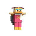 Miniatyrbild 9 av 11: Spel Minecraft Byggkloss Leksak Plast Mini DIY Byggkloss hamburger 1pcs/Without Cdk