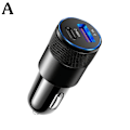 Miniatyrbild 5 av 11: USB Snabbladdare Bil Typ C PD Snabbladdning Telefonadapter UK För iPhone