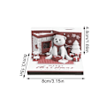 Miniatyrbild 2 av 11: 3D kalender papper carving anteckningar Jul Björn Anteckningsblock` T7J1 V6X2