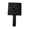 Miniatyrbild 1 av 11: Handspegel Enkel Fjäril Handhållen Spegel Sminkspegel Skönhet C9q4 black One size