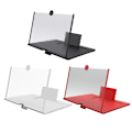 Miniatyrbild 6 av 11: Mobiltelefon Skärmförstorare Utdragbar Hd Video Mobil Skrivbord Lazy Telefonstativ Förstoringsglas 10\" E5s7 Red 1 PCS