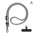 Miniatyrbild 4 av 11: Justerbar Längd Mobiltelefon Halsband Snodd För iPhone 13 15 Pro 14 Max.UK gray 10mm