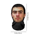 Miniatyrbild 11 av 11: Cosplay Huvudbonad Hiphop Balaclava 3D-tryckt Mask Elastisk Mesh Hel Ansikte-NY-HET