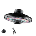 Miniatyrbild 11 av 11: Mini Drone LED UFO Typ Flygande Helikopter Spinner Fingertop Upgr blue onesize