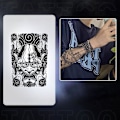 Miniatyrbild 3 av 11: Japanska Tatuering Dekaler Vattentäta Blomma Arm Tatuering Dekaler Traditionella Tatuering Dekaler style 2 1pcs